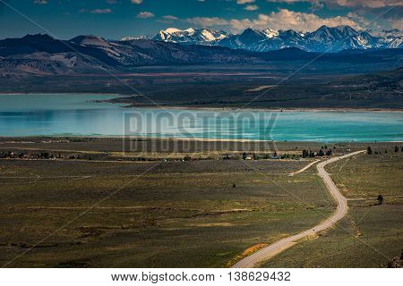 Blue Star Highway To Mono Lake California Overlook