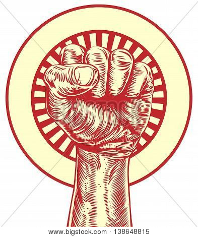 Vintage Propaganda Fist