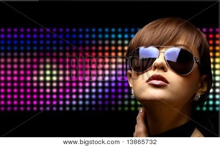 美しいダンス少女の肖像画