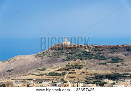 The Giordan Gordan or Ta' Gurdan Lighthouse is an active lighthouse on the Maltese island of Gozo