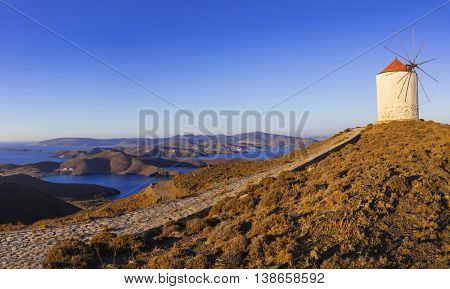 Traditional Greece series - windmills of Astypalea island