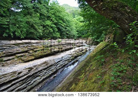 The natural monument - geological formation 