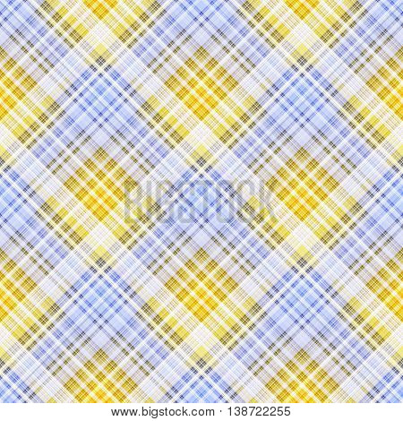 Checkered seamless pattern of interwoven colored thin strips. Motley abstract symmetrical background. Tartan template for fabrics, wallpaper. Vector eps10