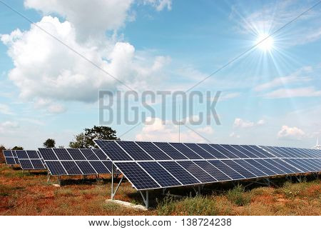 Renewable Energy Background Color Image Stock Photos