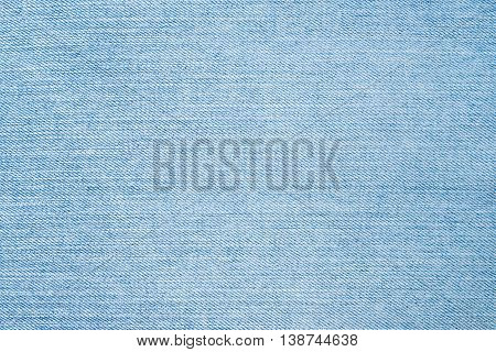 Close up of blue denim jeans background.