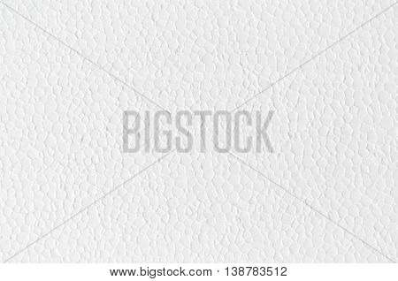 Polystyrene Close Cells Foam Flat Surface Texture