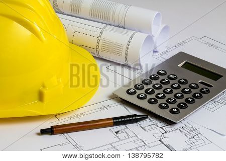 An Office Desk With The Project Papers