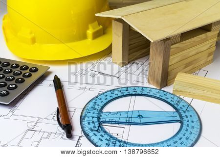 An Office Desk With The Project Papers