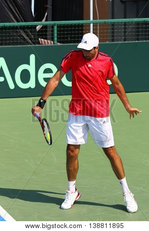 Davis Cup Tennis Game Ukraine V Austria