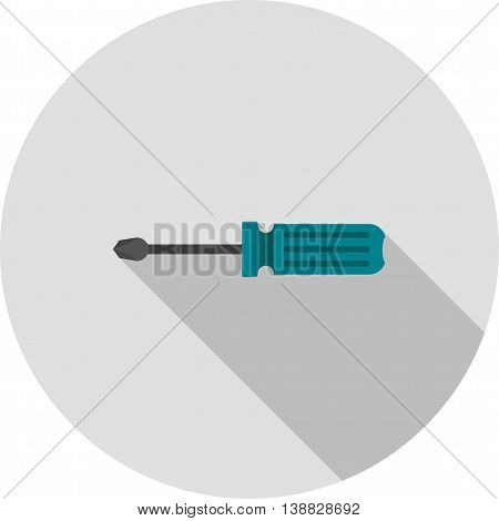 Screw, driver, tools icon vector image. Can also be used for car servicing. Suitable for use on web apps, mobile apps and print media.