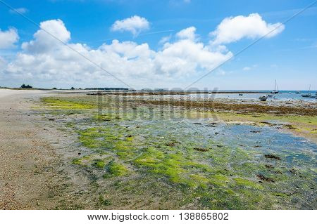 coastal scenery around Penmarch in the Finistere department in Brittany France