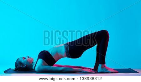 woman yoga exercices