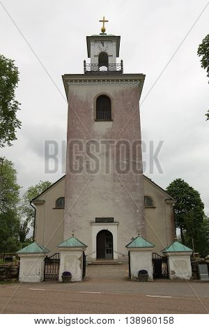 Church Building In Laangaryd In Halland, Sweden