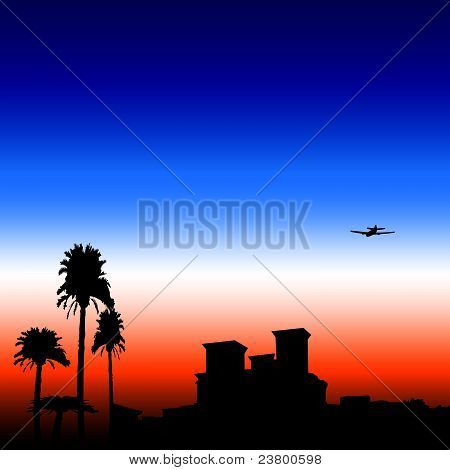 Sunset City vektor