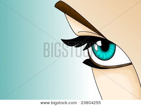 occhi blu