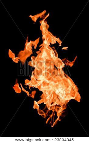 Fire Flames höja hög