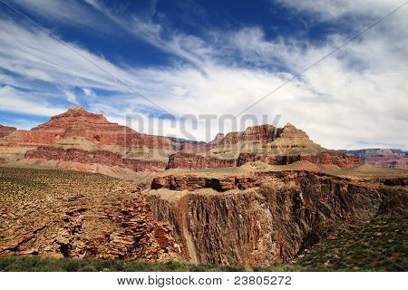 Unter dem Grand Canyon-Rand
