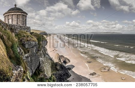 A View Of The Mussenden Temple At Dowhill.