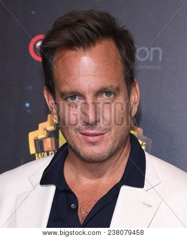LOS ANGELES - APR 24:  Will Arnett arrives for the Warner Bros panal at CinemaCon 2018 on April 24, 2018 in Las Vegas, NV                