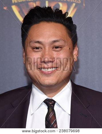 LOS ANGELES - APR 24: Jon M. Chu arrives for the Warner Bros panal at CinemaCon 2018 on April 24, 2018 in Las Vegas, NV                