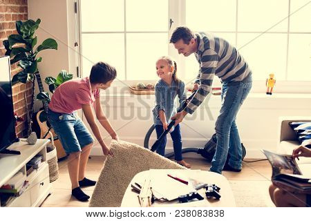 Kids helping house chores