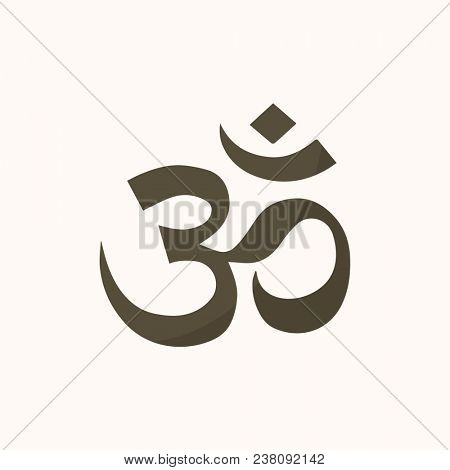 Illustraition of the Indian Om symbol