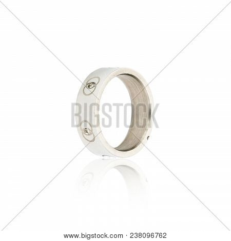 Fashion Male Ring Isolation White