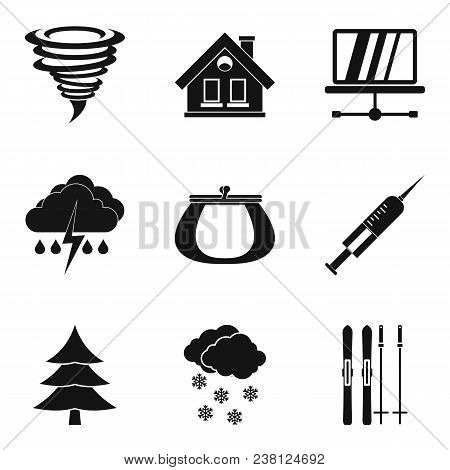 Cosiness Icons Set. Simple Set Of 9 Cosiness Vector Icons For Web Isolated On White Background