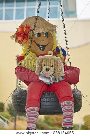 Halloween Scarecrows And Characters