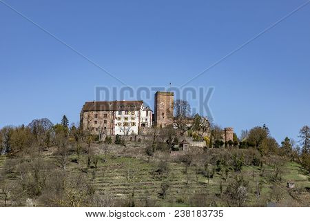Old Medieval Gamburg Near Werhheim In Germany