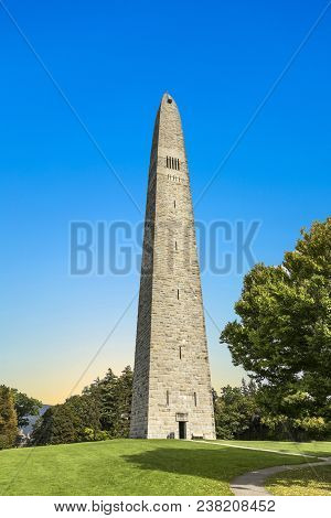 Bennington Battle Monument In Bennington Vermont, Usa