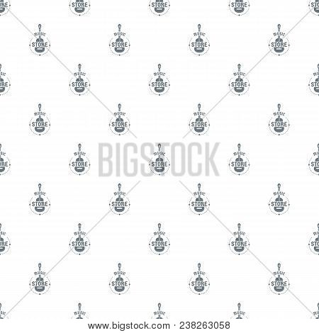 Music Store Pattern Vector Seamless Repeat For Any Web Design
