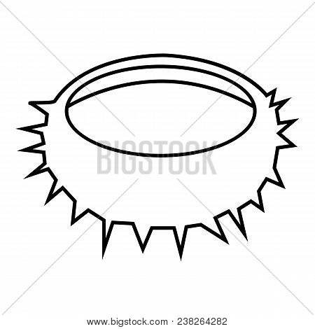Seaurchin Icon. Outline Illustration Of Seaurchin Vector Icon For Web