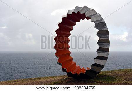 Sydney, Australia - Oct 27, 2017. Karl Meyer: Foci. Sculpture By The Sea Along The Bondi To Coogee C
