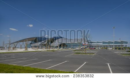 Rostov-on-don,russia - April 29,2018: Airport Platov,built For The Fifa World Cup 2018. Passengers A