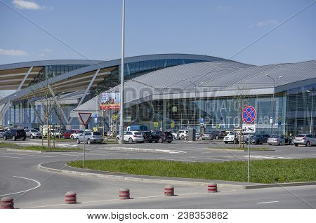 Rostov-on-don,russia - April 29,2018: Airport Platov,built For The Fifa World Cup 2018. Passengers A