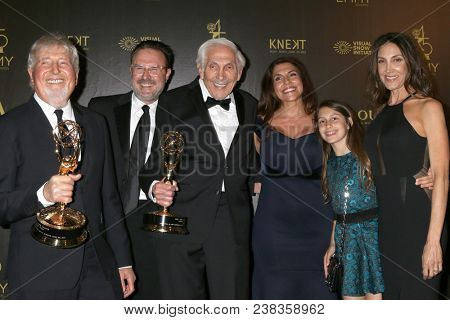 LOS ANGELES - APR 27:  Sid Kroft, David Arquette, Marty Kroft, Family at the 2018 Daytime Emmy Awards - Creative at Pasadena Civic Auditorium on April 27, 2018 in Pasadena, CA