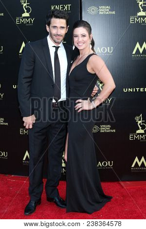 LOS ANGELES - APR 27:  Brandon Beemer, Mandy Beemer at the 2018 Daytime Emmy Awards - Creative at Pasadena Civic Auditorium on April 27, 2018 in Pasadena, CA