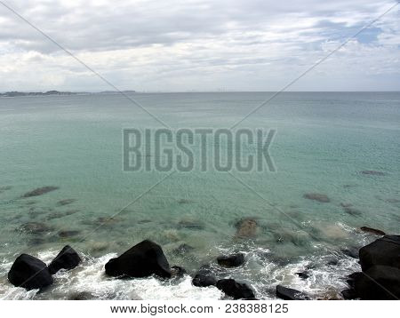 Gold Coast Skyline View From Rainbow Bay Lookout In Pat Fagan Park (coolangatta, Queensland Australi