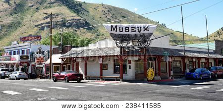 JACKSON HOLE, WYOMING - JUNE 26, 2017: Jackson Hole Museum. Founded in 1958 to  preserve and explore the cultural, and natural history of Jackson Hole and the Greater Yellowstone area.