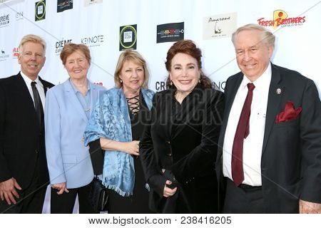 LOS ANGELES - APR 25:  Donelle Dadigan, family at the NATAS Daytime Emmy Nominees Reception at Hollywood Museum on April 25, 2018 in Los Angeles, CA