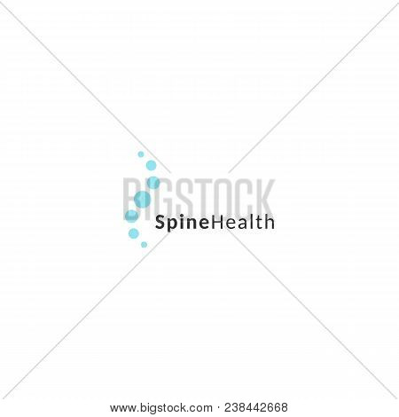 Spine Logo Restoration. Healthy Back Abstrack Symbol. Backbone Mri Icon.isolated Vector Logo, Unusua