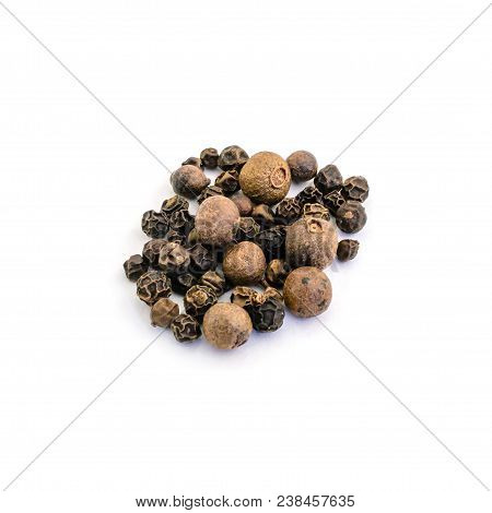 Spices Black Peas Pepper. Food Photo. Coocing