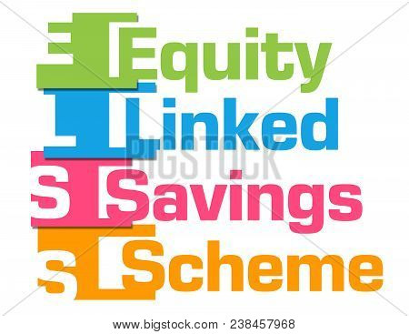 Elss - Equity Linked Savings Scheme Text Written Over Colorful Background.