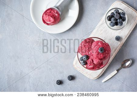 Blueberry Ice Cream