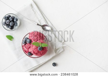 Blueberry Ice Cream