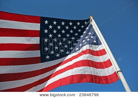 Amerikanische Flaggen