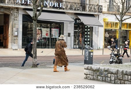 Grenoble, France - 27 February, A Woman In A Doublet, 27 February, 2018.
Architecture And Types Of C