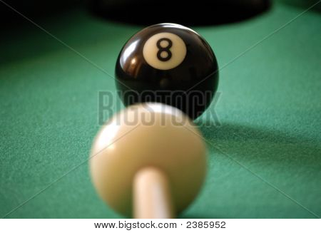 Pool på nära håll