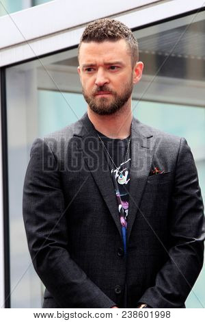 LOS ANGELES - APR 30:  Justin Timberlake at the *NSYNC Star Ceremony  on the Hollywood Walk of Fame on April 30, 2018 in Los Angeles, CA